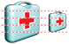 Medical bag icons